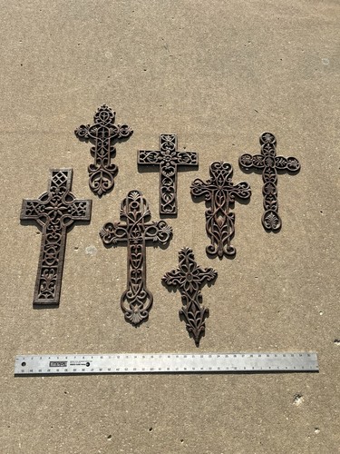 Lot vintage rustic cast - 7,