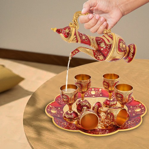 Turkish tea set vintage - turkish, set,