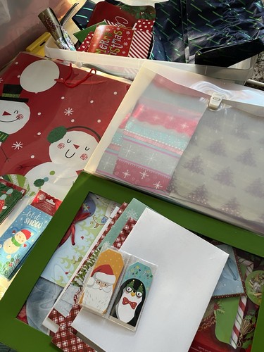 Large lot christmas boxes - christmas,
