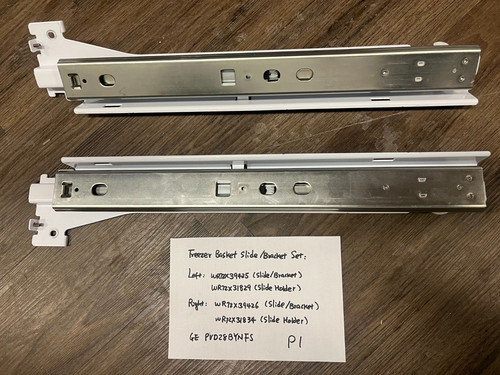 Freezer drawer slide bracket - freezer, slide/bracket