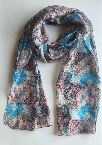 Women silk mark scarf - silk, z&h