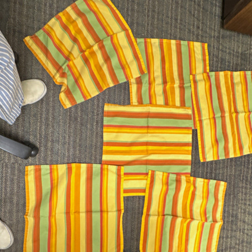 Set multicolor striped - set, 6
