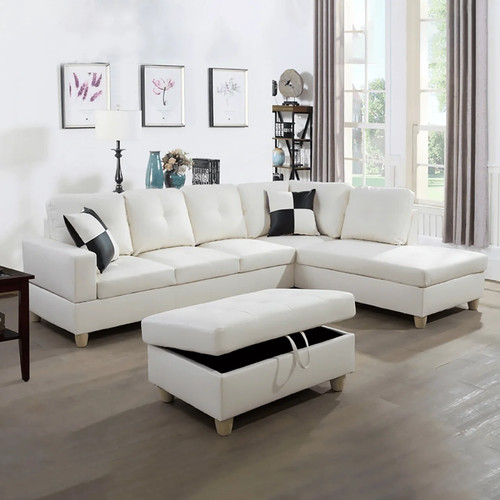 Convertible sectional sofa l - convertible,