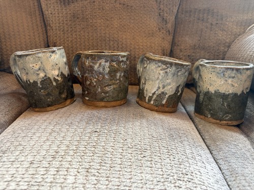 Set studio art pottery - of,
