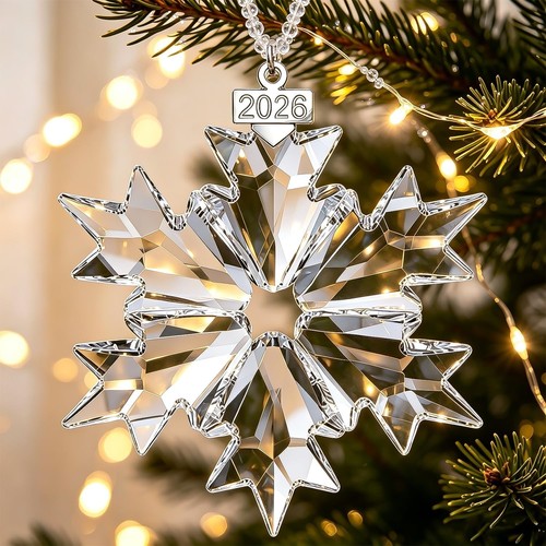 Crystal snowflake christmas - crystal,
