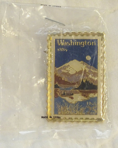 Washington 1889 postage stamp - washington,