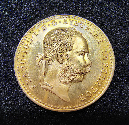1915 austria gold ducat - gold,