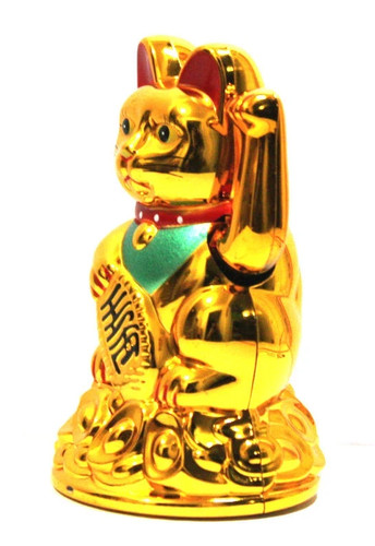 Chinese lucky waving cat - 6.5",