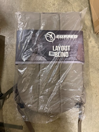 Cupped waterfowl layout blind - layout,