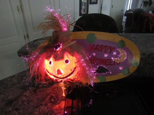 Vtg halloween scarecrow - scarecrow, fall
