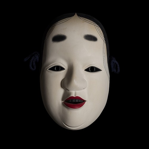 Japanese noh mask - noh,