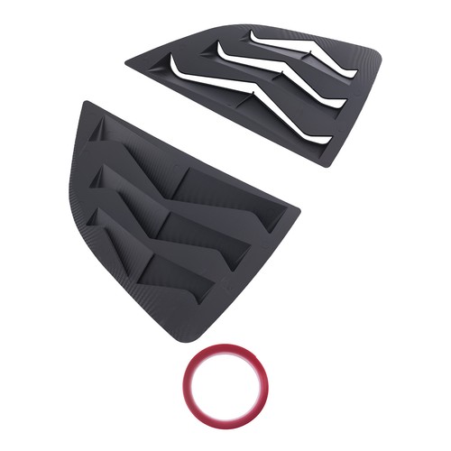 Rear pair side louvers window - rear,