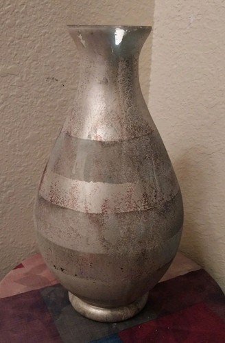 Multi colored vase tall - multi-colored, 15"
