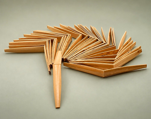 Rouché gouged shaped - rouchÉ, gouged/shaped/folded
