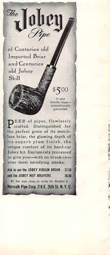 Jobey pipe virgin briar - pipe, nut