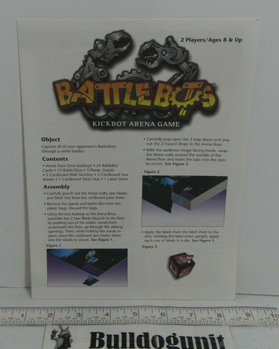 2001 battle bots arena game - bots,