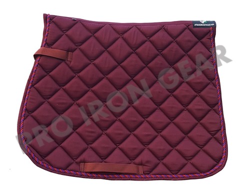 Horse saddle pads with - with, piping
