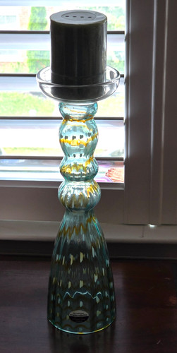 Pier art glass candle - art,