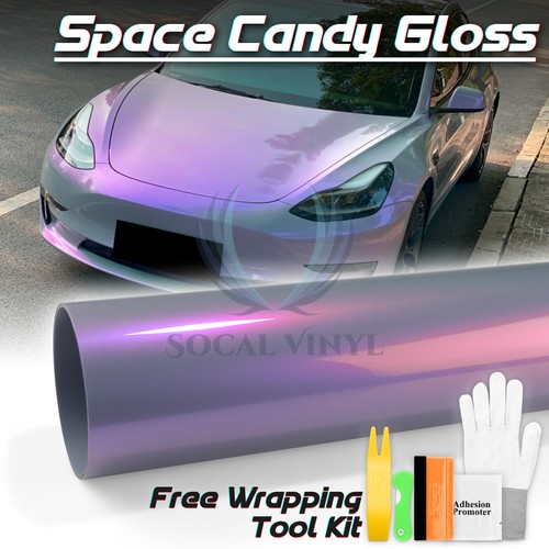 Space candy gloss gray - gloss, purple