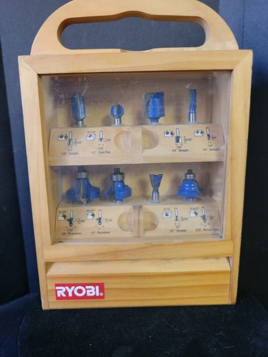 Ryobi piece router bit set - 8,