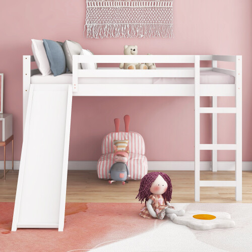 Full size loft bed with - bed,