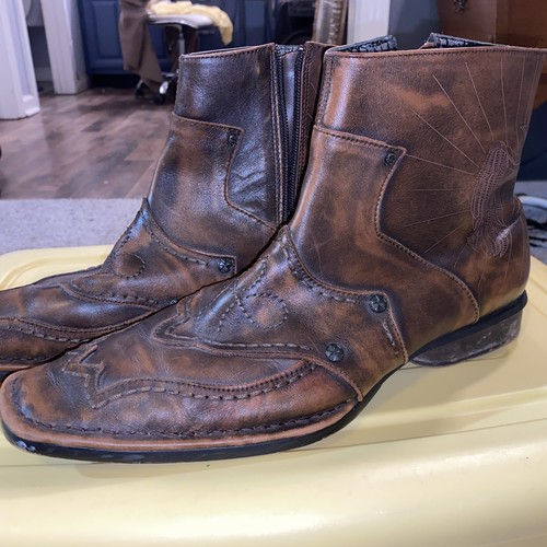 Mark nason brown leather - brown,