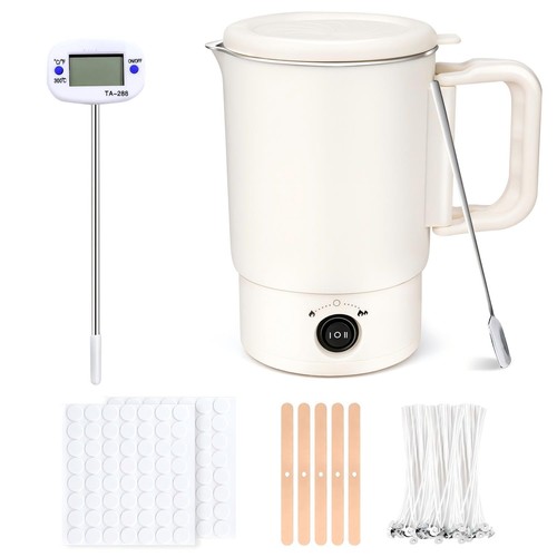 Wax melter kit - melter, candle