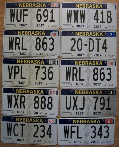 Lot nebraska license - lot, of