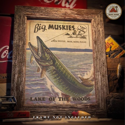 Vintage muskie fishing lures - fishing,