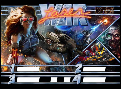 Data east laser wars pinball - east,