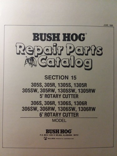 Bush hog rotary cutter - bush,