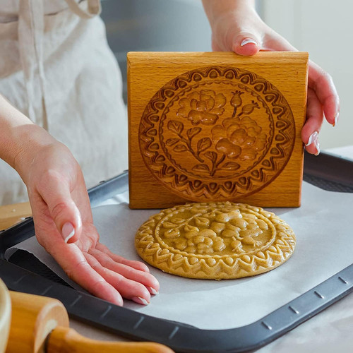 Carved wooden gingerbread - wooden,