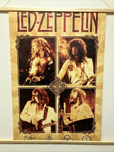 Led zeppelin zoso quad poster - led,