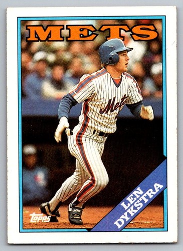 1988 topps len dykstra 655 - 1988, #655