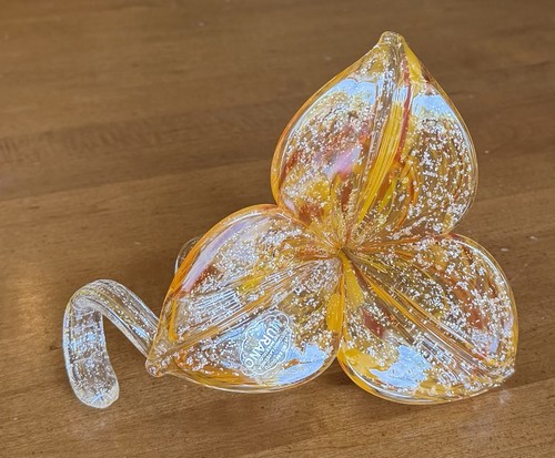 Murano art glass - glass, flower