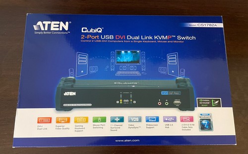 New aten port usb - 2-port, dvi