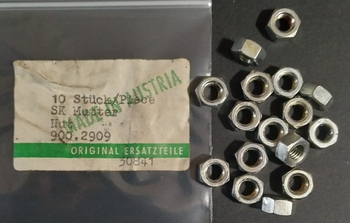 Nos puch moped hexagon nut - moped,