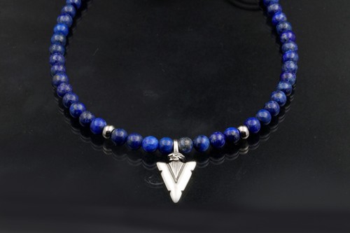 Mens lapis lazuli - lazuli, beaded