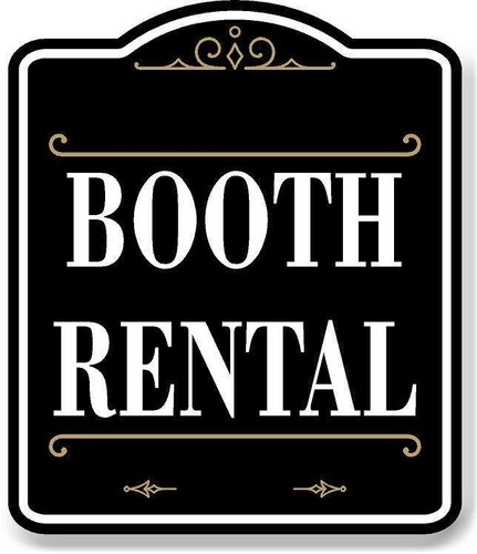 Booth rental vintage black - booth,