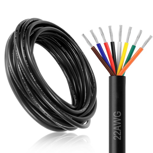 Black 30awg soft - soft, pvc