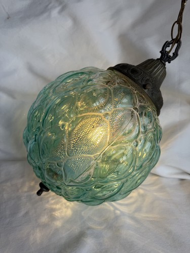 Vintage blue aqua bubble swag - aqua,