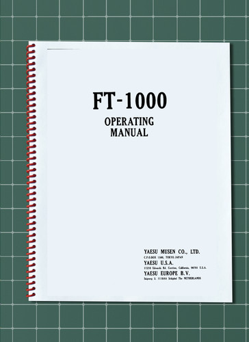 Yaesu 1000 operating - yaesu, ft-1000