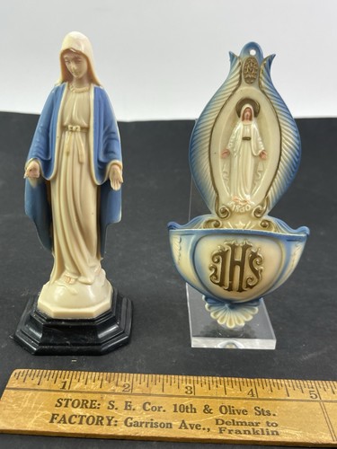 Vintage catholic virgin mary - virgin,