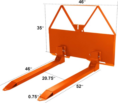 Universal skid steer pallet - skid,