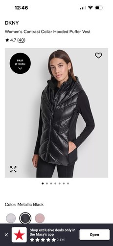 Women hooded puffer - women's, vest