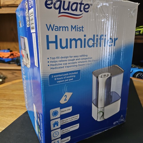 Equate warm mist humidifier - equate,