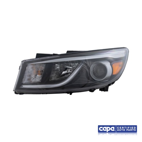 Headlight driver side - driver, halogen