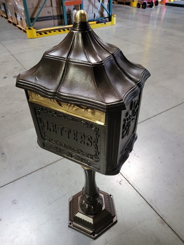 Amco colonial pedestal mailbox - amco,