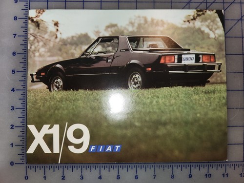 1976 fiat x19 1 9 - x1/9, x-1/9