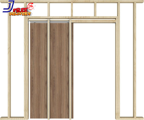 Soft close pocket - door, frame
